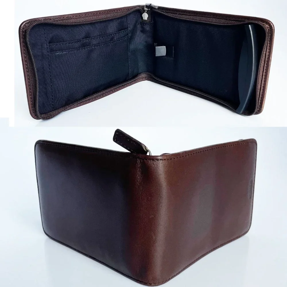 Coach Leather Organizer Palm Pilot Holder Zip Around PDA Storage Vintage